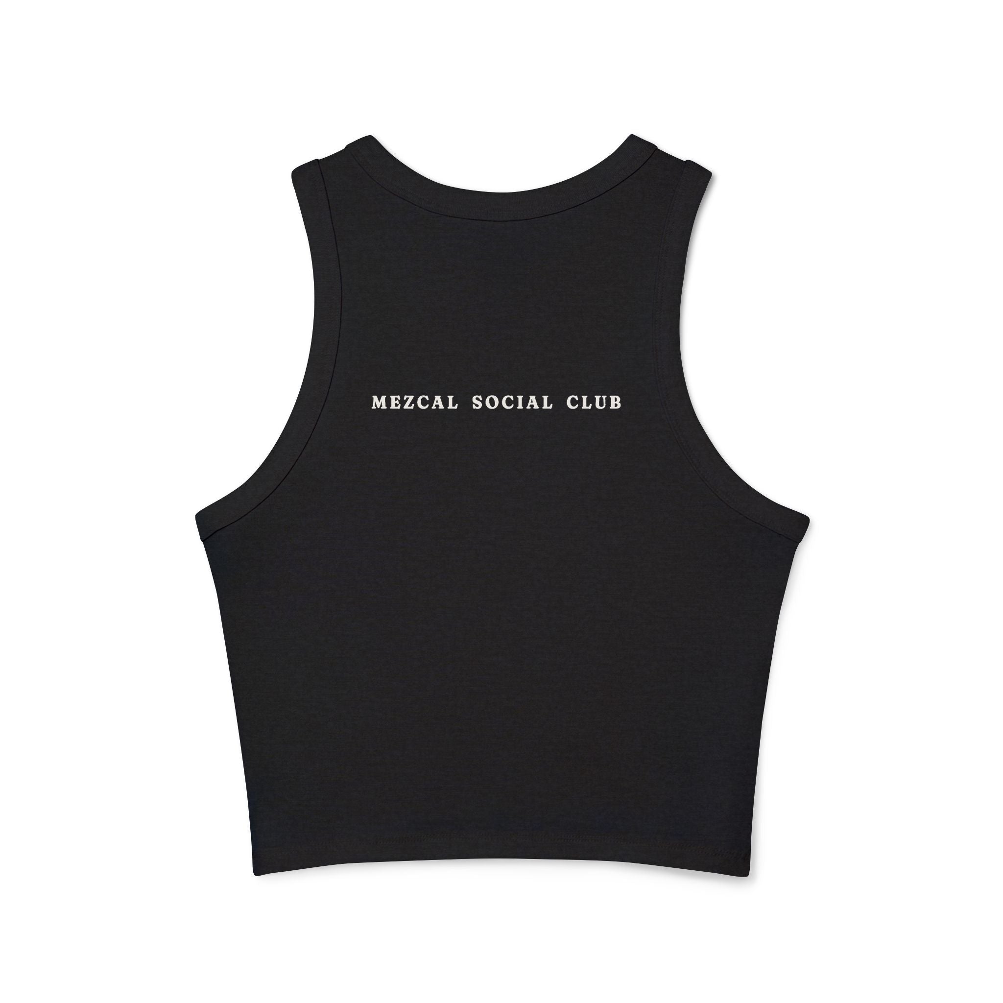 Cropped Black Graphic Tank