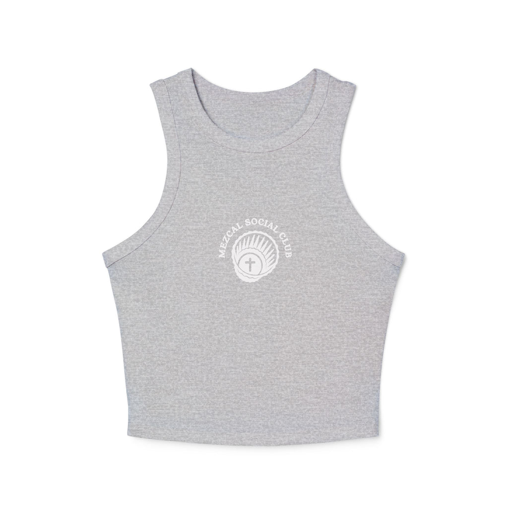 Cropped Black Graphic Tank